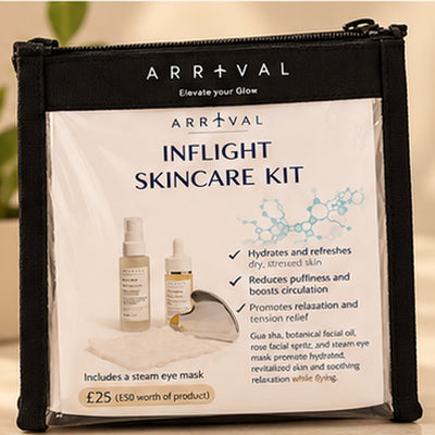 In flight skincare kit