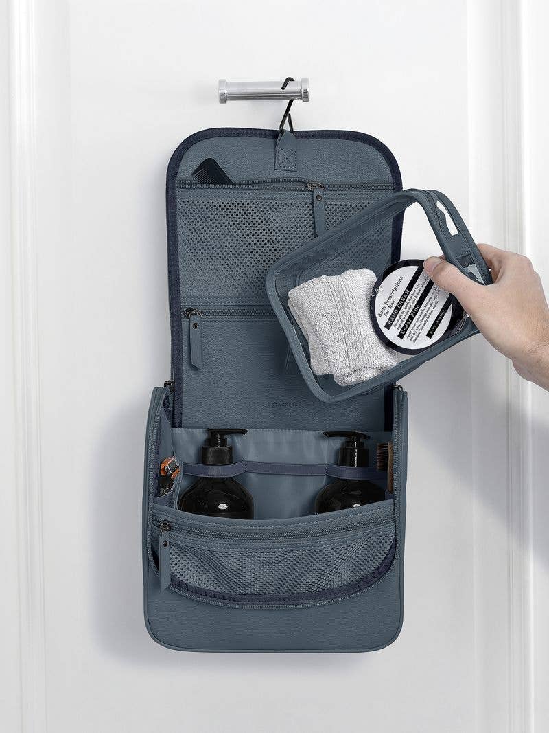 Blue Hanging Washbag