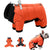 Orange Windproof & Waterproof Full Body Warm Coat for Small Dogs and Puppies - Perfect Outdoor Protection for Your Pet