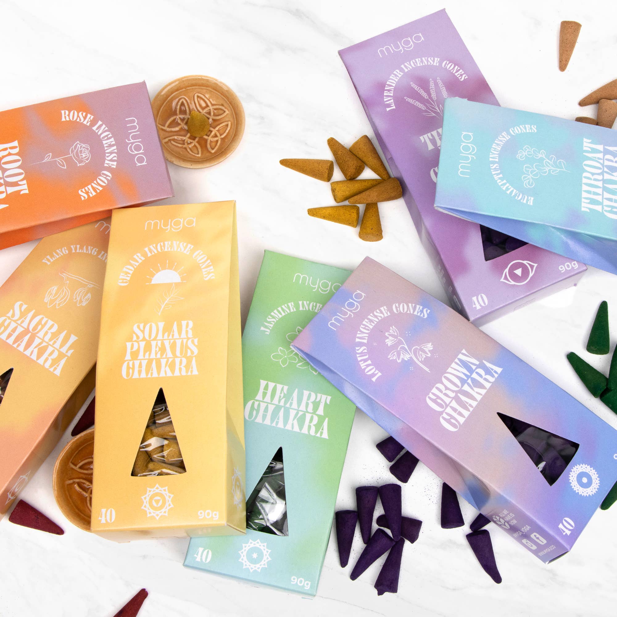 Chakra Incense Cones Collection