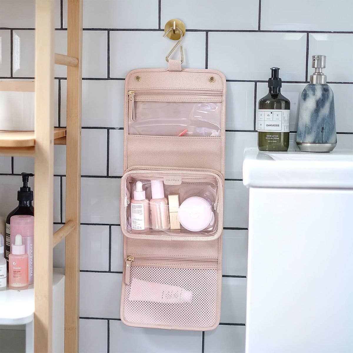 Blush Small Hanging Washbag