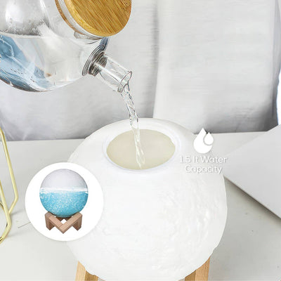 3D Moon Night Lamp and Humidifier