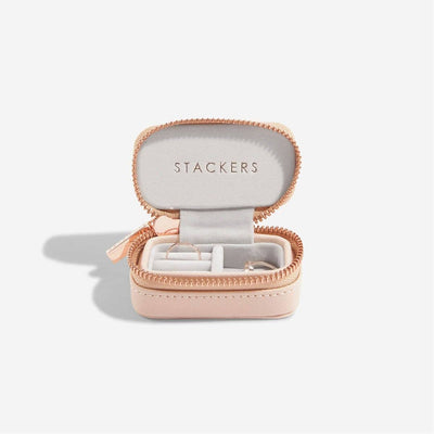 Blush Petite Zipped Travel Jewellery Box