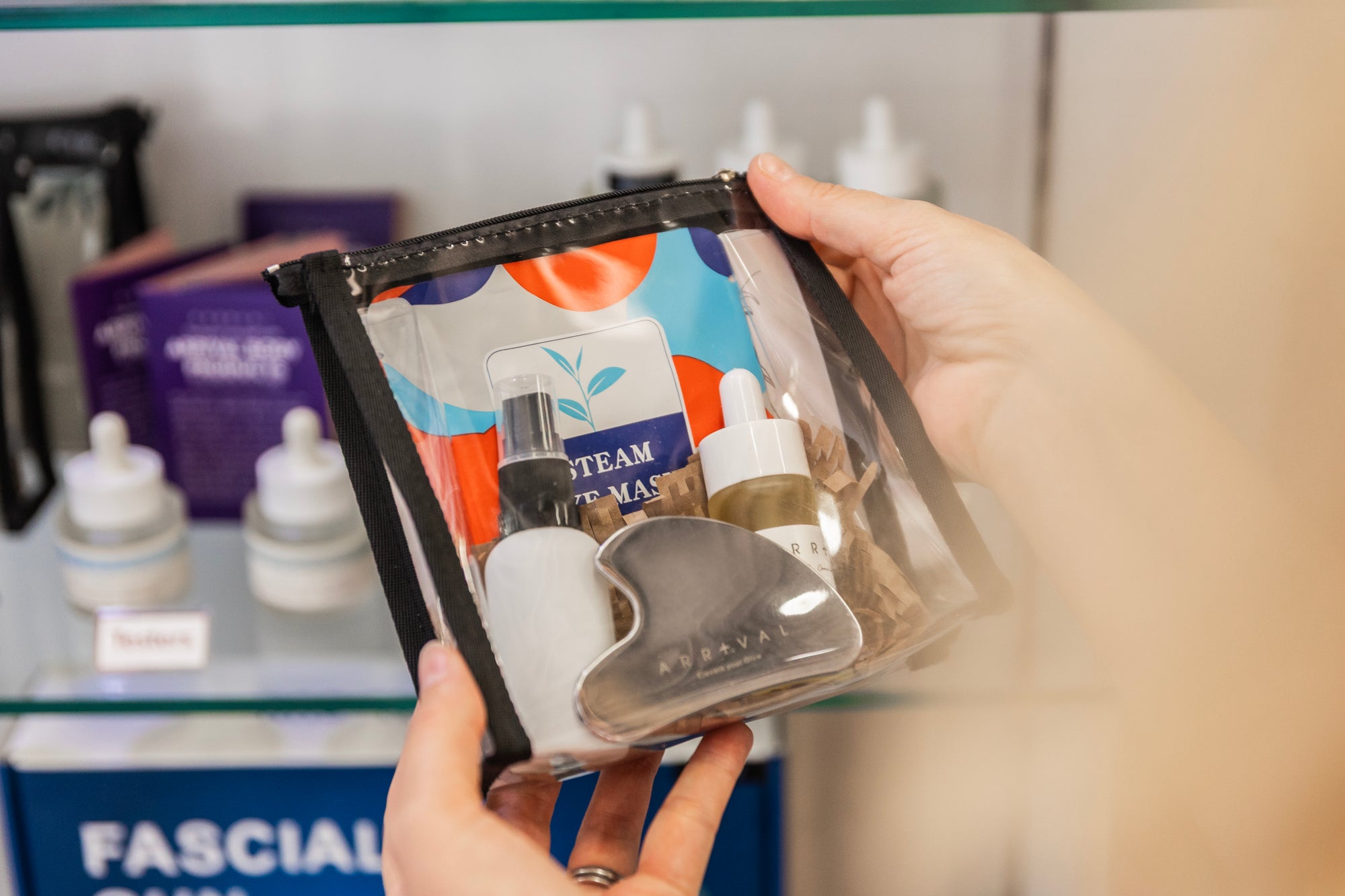 In flight skincare